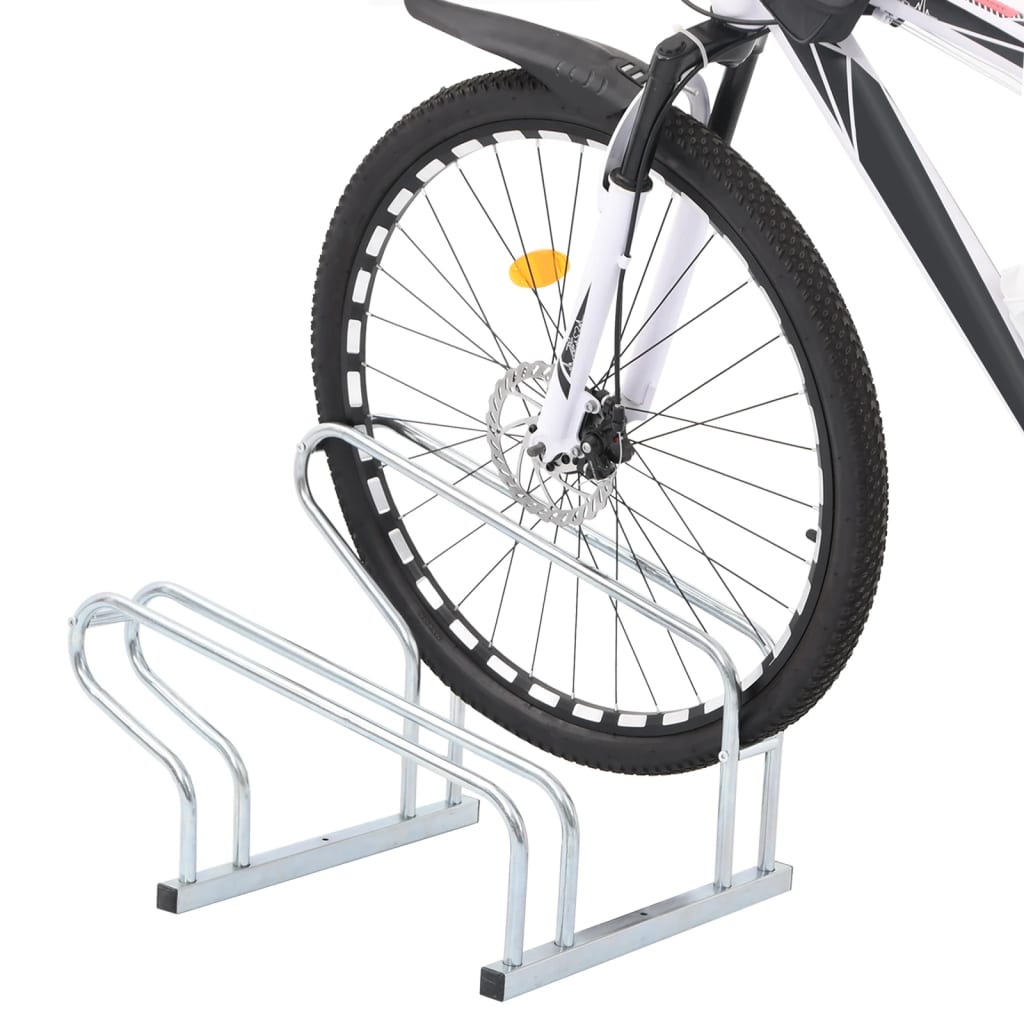 Bicycle Vidaxl pour 2 vélos en acier galvanisé détaché