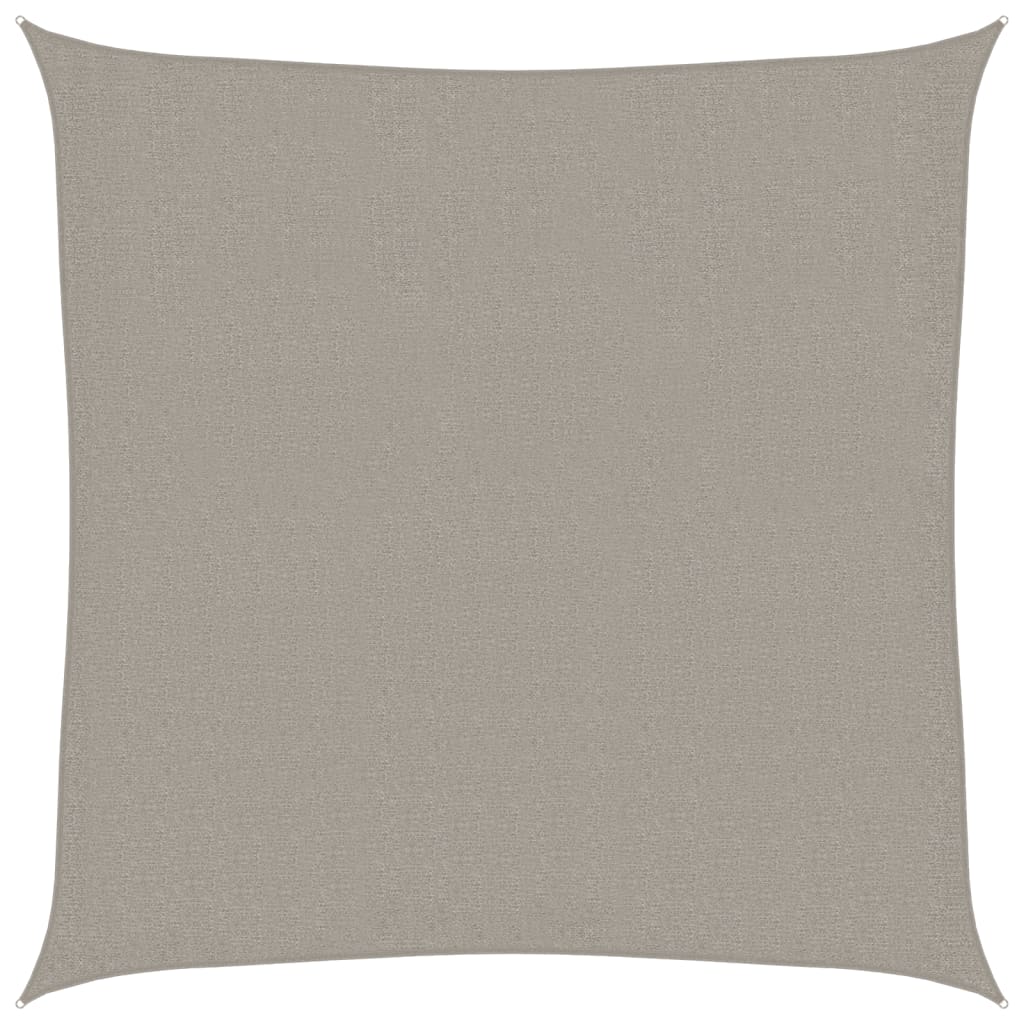 Vidaxl Zonnezeil 160 g m² carré 2x2 m gris clair HDPE