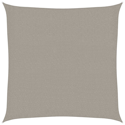 Vidaxl Zonnezeil 160 g m² carré 2x2 m gris clair HDPE