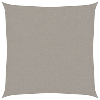 Vidaxl Zonnezeil 160 g m² carré 2,5x2,5 m gris clair HDPE