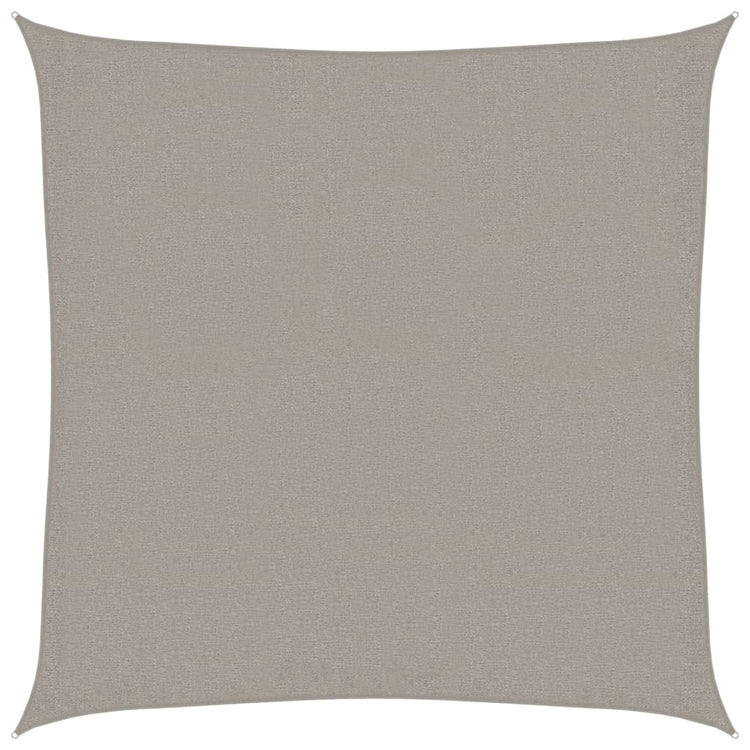 Vidaxl Zonnezeil 160 g m² carré 3x3 m gris clair HDPE