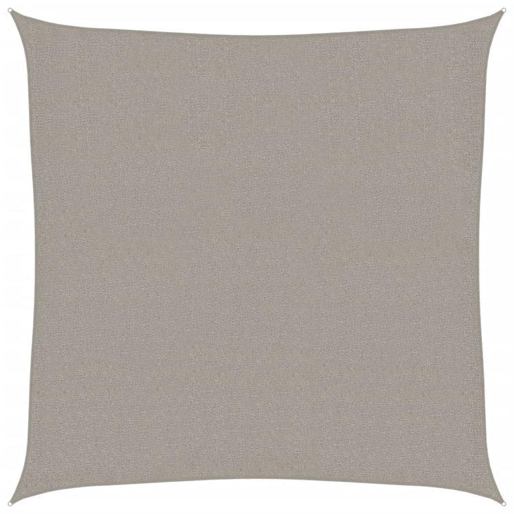 Vidaxl voile d'ombrage 160 g m² carré 3,6x3,6 m HDPE gris clair