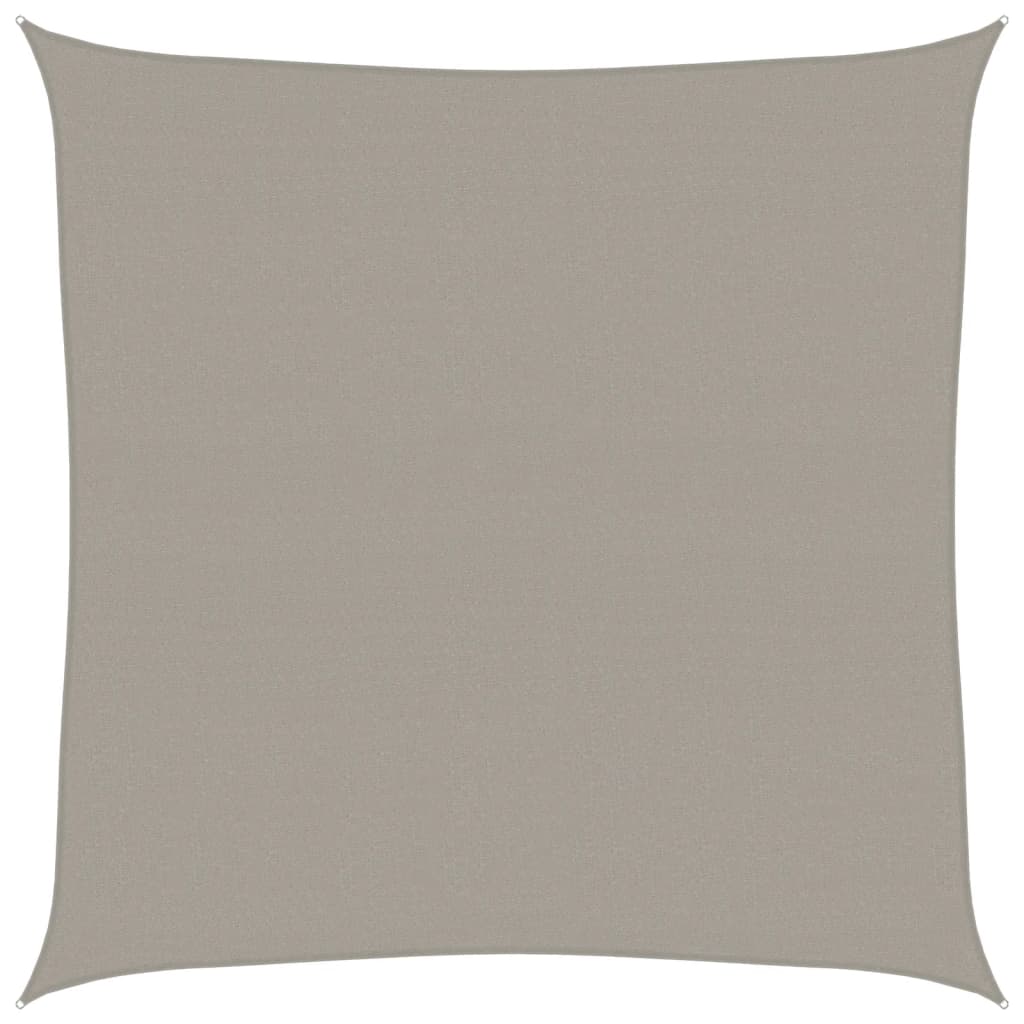 Vidaxl Zonnezeil 160 g m² carré 4,5x4,5 m gris clair HDPE