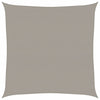Vidaxl voile d'ombrage 160 g m² carré 5x5 m HDPE gris clair