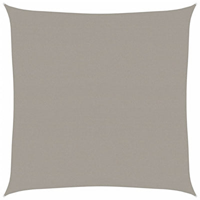 Vidaxl voile d'ombrage 160 g m² carré 5x5 m HDPE gris clair
