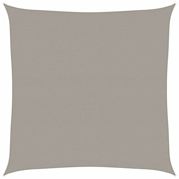 Vidaxl voile d'ombrage 160 g m² carré 5x5 m HDPE gris clair
