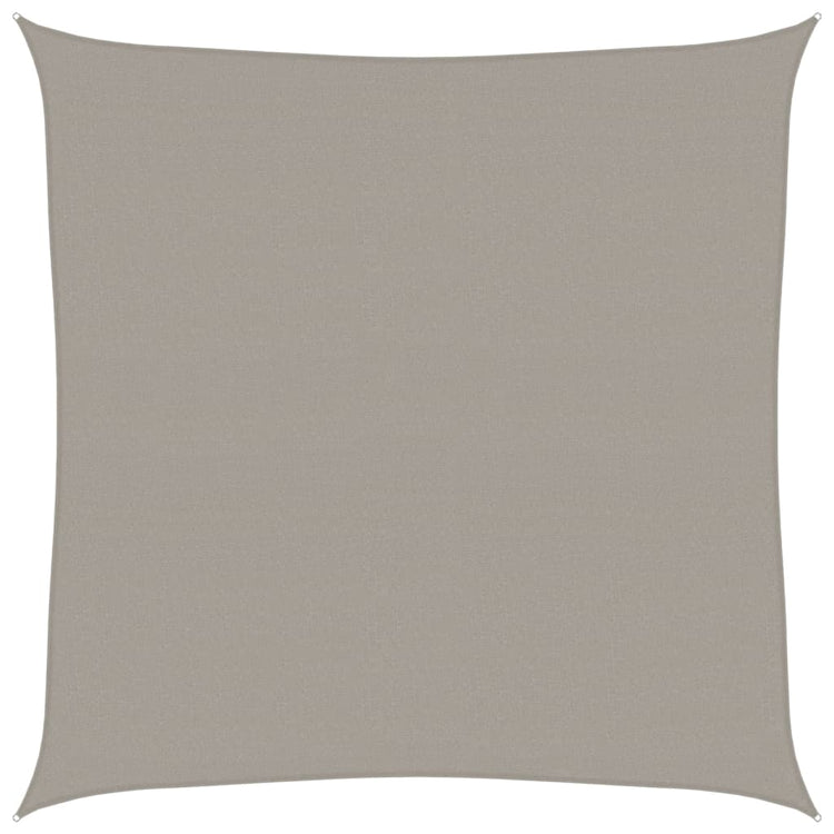 Vidaxl voile d'ombrage 160 g m² carré 7x7 m HDPE gris clair