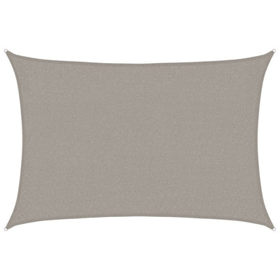 Vidaxl Zonnezeil 160 g m² rectangulaire 2x2,5 m gris clair HDPE