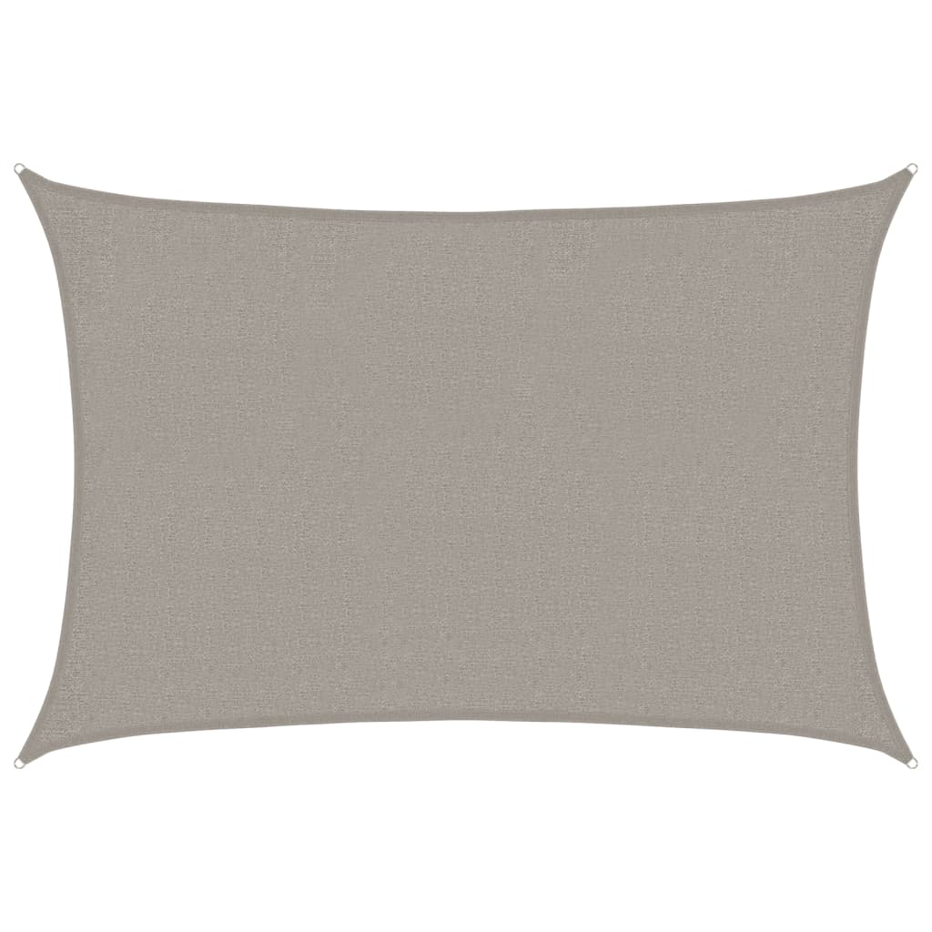 Vidaxl Zonnezeil 160 g m² rectangulaire 2x2,5 m gris clair HDPE