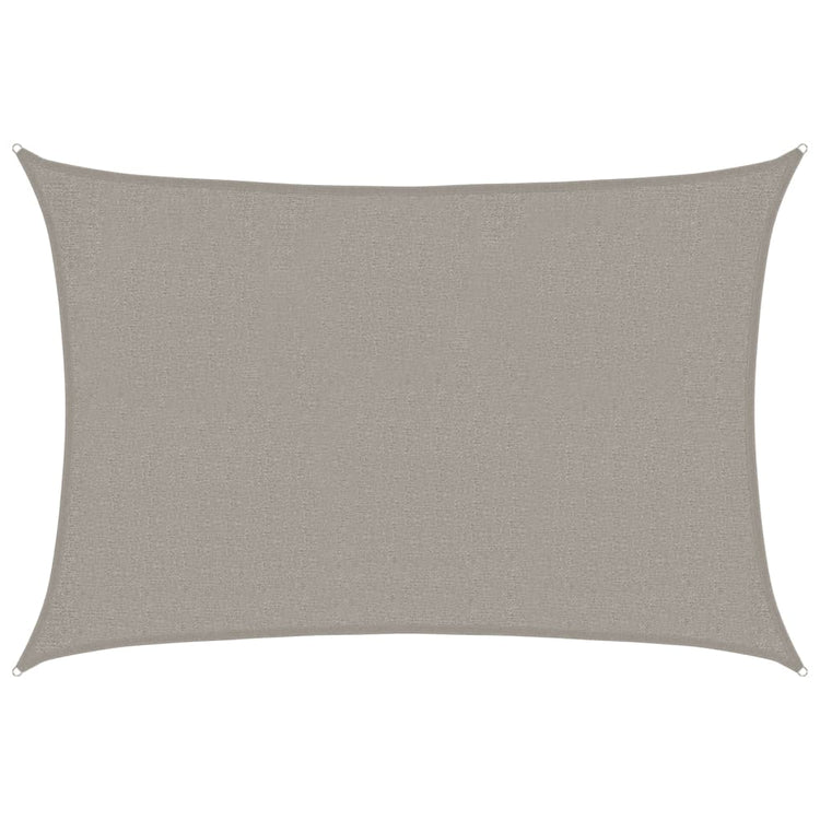 Vidaxl Zonnezeil 160 g m² rectangulaire 2x2,5 m gris clair HDPE
