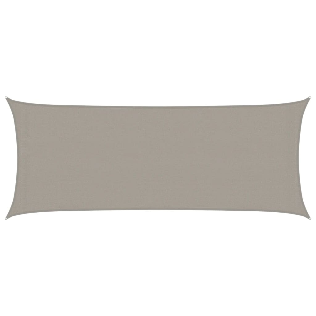 Vidaxl Zonnezeil 160 g m² rectangulaire 2x5 m gris clair HDPE