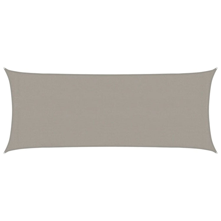 Vidaxl Zonnezeil 160 g m² rectangulaire 2x5 m gris clair HDPE