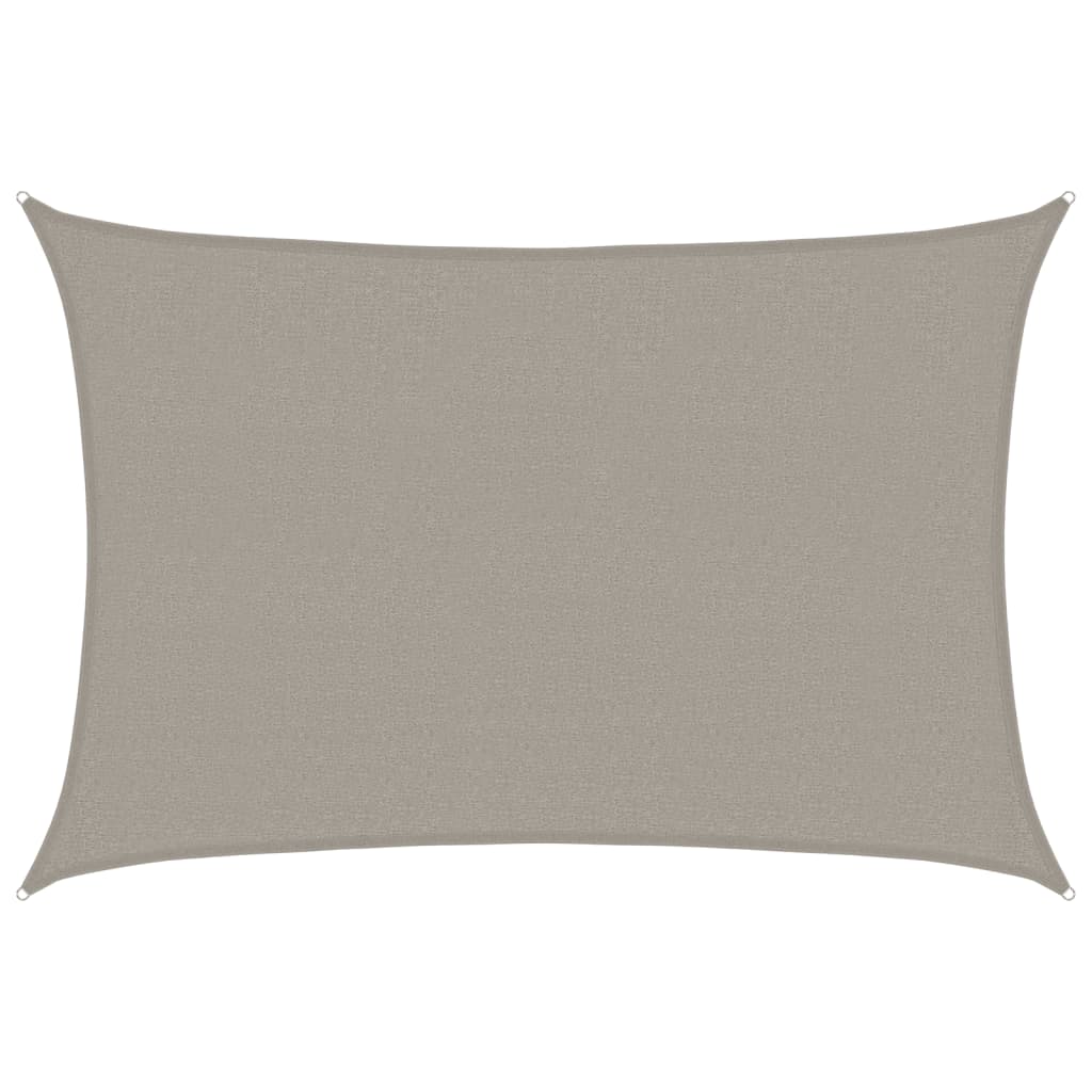 Vidaxl Zonnezeil 160 g m² rectangulaire 2,5x3,5 m gris clair HDPE
