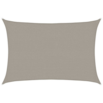 Vidaxl Zonnezeil 160 g m² rectangulaire 2,5x3,5 m gris clair HDPE