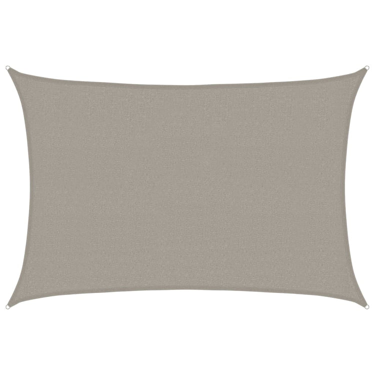 Vidaxl Zonnezeil 160 g m² rectangulaire 2,5x3,5 m gris clair HDPE