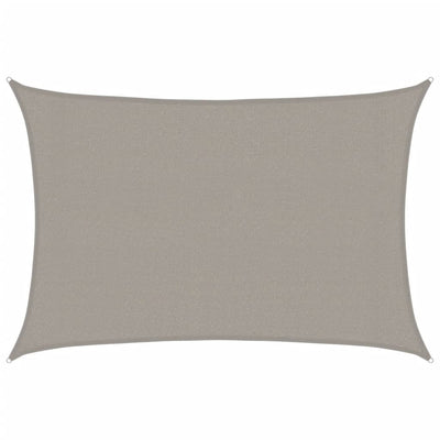 Vidaxl Zonnezeil 160 g m² rectangulaire 3x4,5 m gris clair HDPE