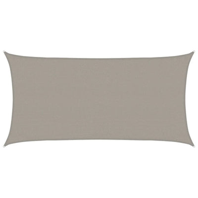Vidaxl Zonnezeil 160 g m² rectangulaire 3x6 m Gris clair HDPE