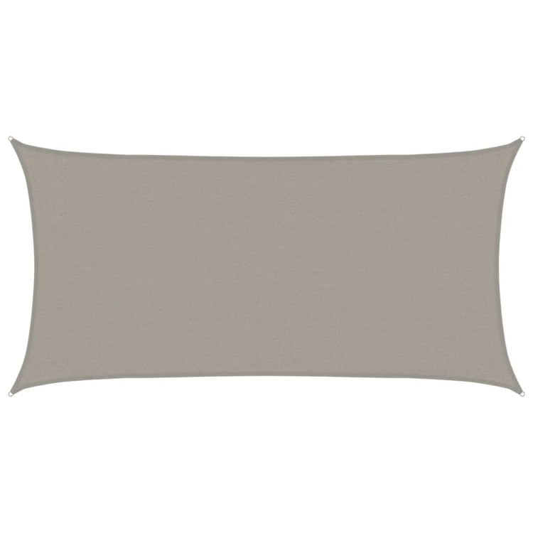 Vidaxl Zonnezeil 160 g m² rectangulaire 3x6 m Gris clair HDPE