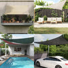 Vidaxl Zonnezeil 160 g m² rectangulaire 3,5x5 m gris clair HDPE