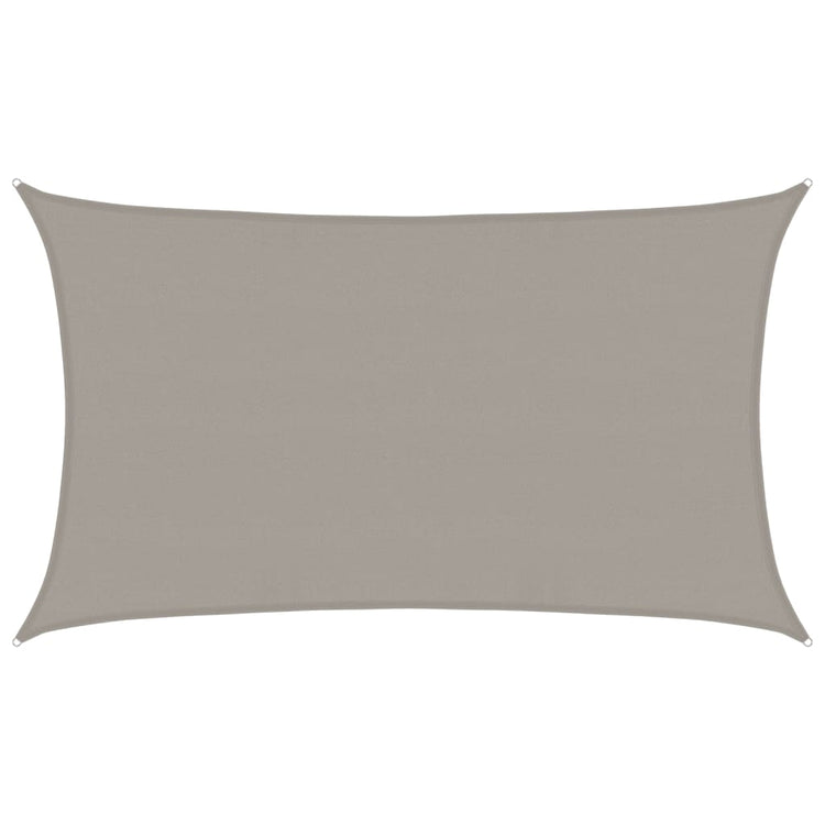 Vidaxl Zonnezeil 160 g m² rectangulaire rectangulaire 5x8 m gris clair HDPE