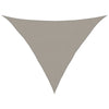 Vidaxx voile d'ombrage 160 g m² triangulaire 2,5x2,5x3,5 m HDPE gris clair