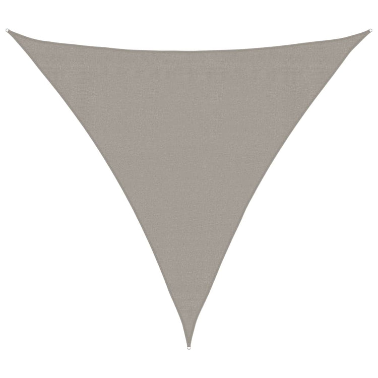 Vidaxx voile d'ombrage 160 g m² triangulaire 3x3x3 m HDPE gris clair