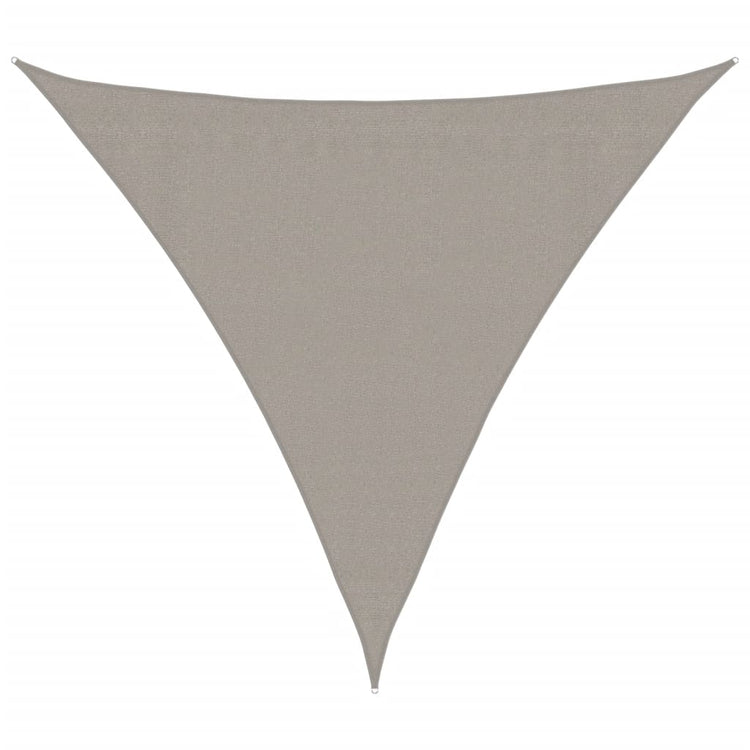 Vidaxx voile d'ombrage 160 g m² triangulaire 3,6x3,6x3,6 m HDPE gris clair