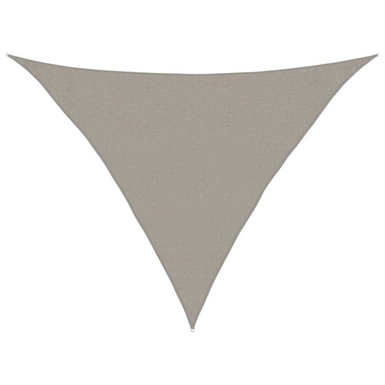 Vidaxx voile d'ombrage 160 g m² triangulaire 3x3x4,2 m HDPE gris clair