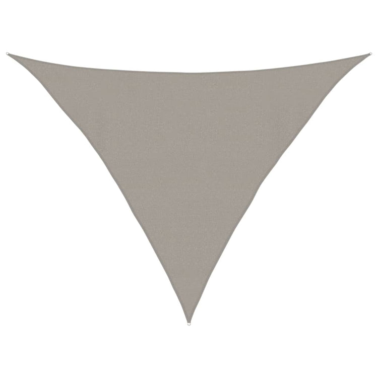 Vidaxx voile d'ombrage 160 g m² triangulaire 4x4x5,8 m HDPE gris clair