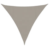 Vidaxx voile d'ombrage 160 g m² triangulaire 4,5x4,5x4,5 m HDPE gris clair - afbeelding 2