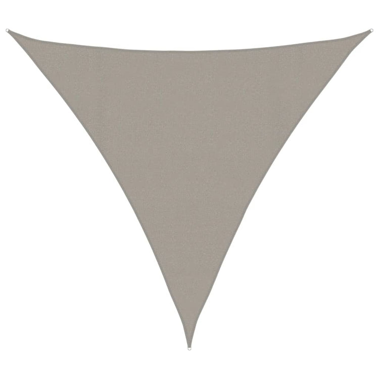 Vidaxx voile d'ombrage 160 g m² triangulaire 4,5x4,5x4,5 m HDPE gris clair