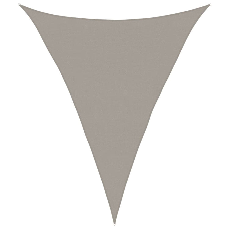 Vidaxx voile d'ombrage 160 g m² triangulaire 4x5x5 m HDPE gris clair