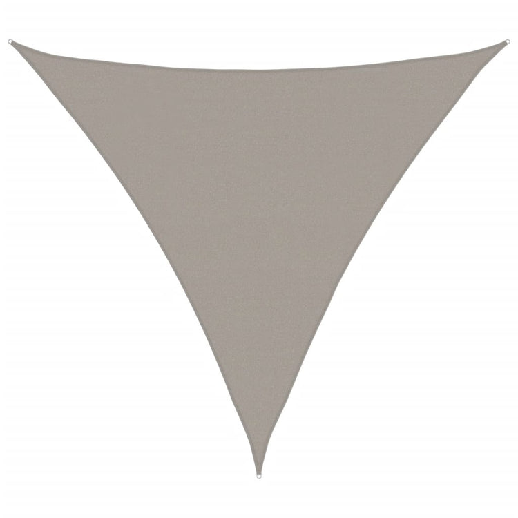Vidaxx voile d'ombrage 160 g m² triangulaire 5x5x5 m HDPE gris clair