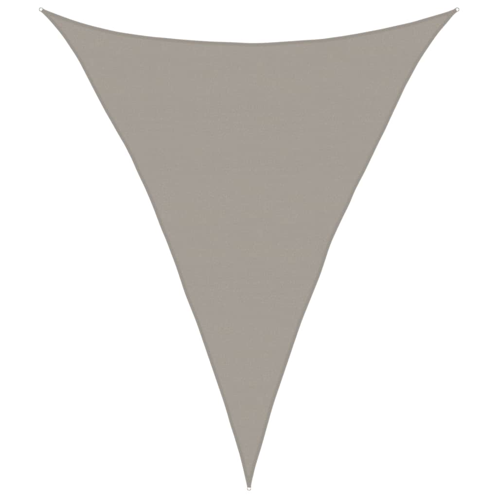 Vidaxx voile d'ombrage 160 g m² triangulaire 5x6x6 m HDPE gris clair