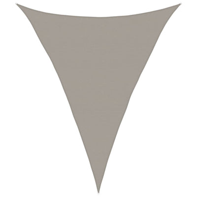 Vidaxx voile d'ombrage 160 g m² triangulaire 5x6x6 m HDPE gris clair