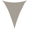 Vidaxx voile d'ombrage 160 g m² triangulaire 5x7x7 m HDPE gris clair