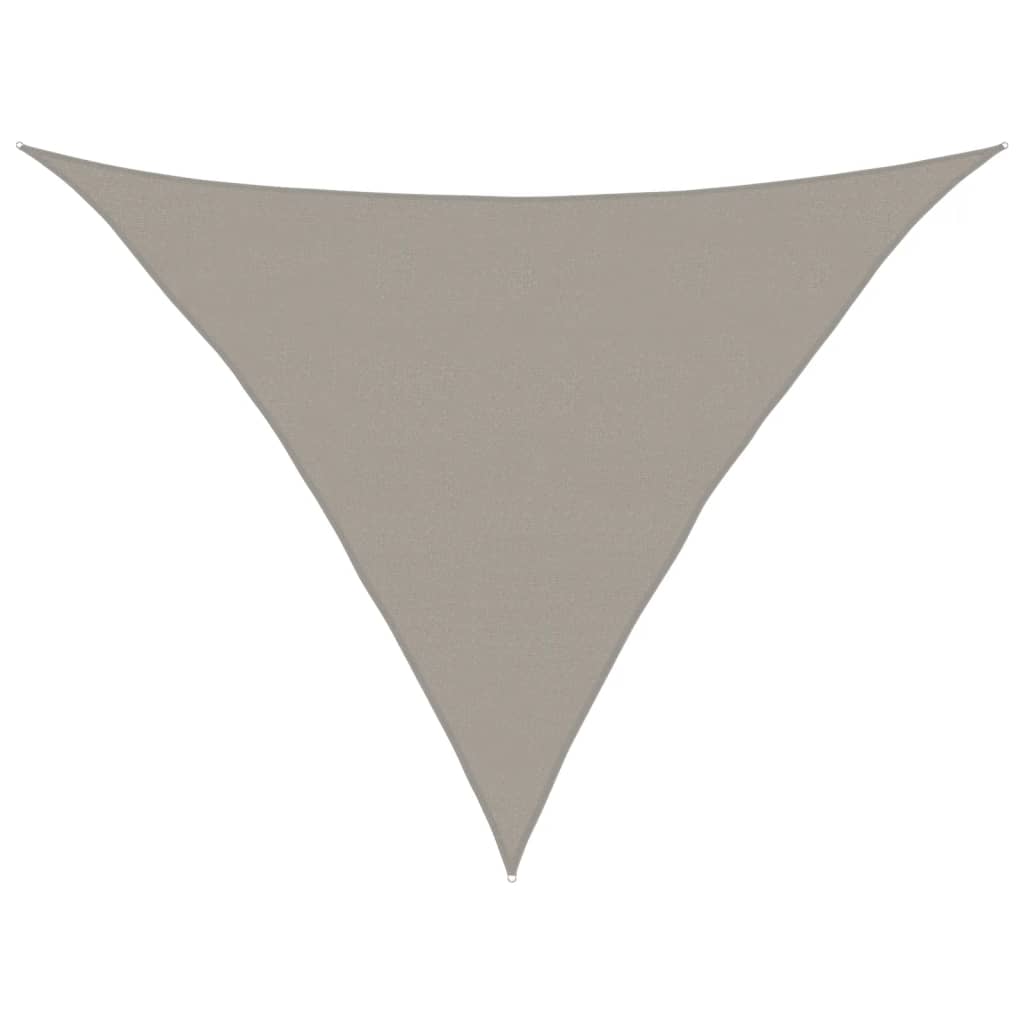 Vidaxx voile d'ombrage 160 g m² triangulaire 5x5x6 m HDPE gris clair