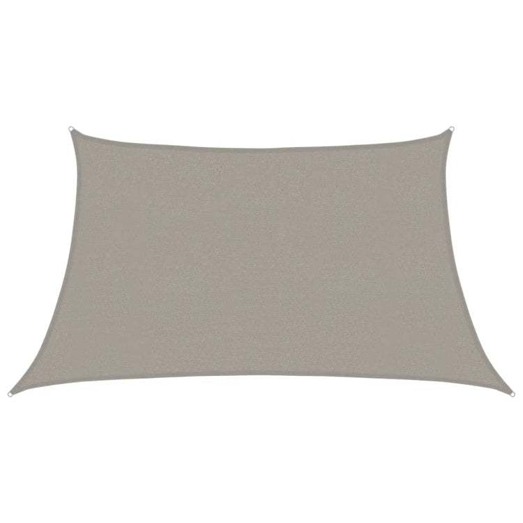 Vidaxl voile d'ombrage 160 g m² trapèze 3 4x2 m hdpe gris clair
