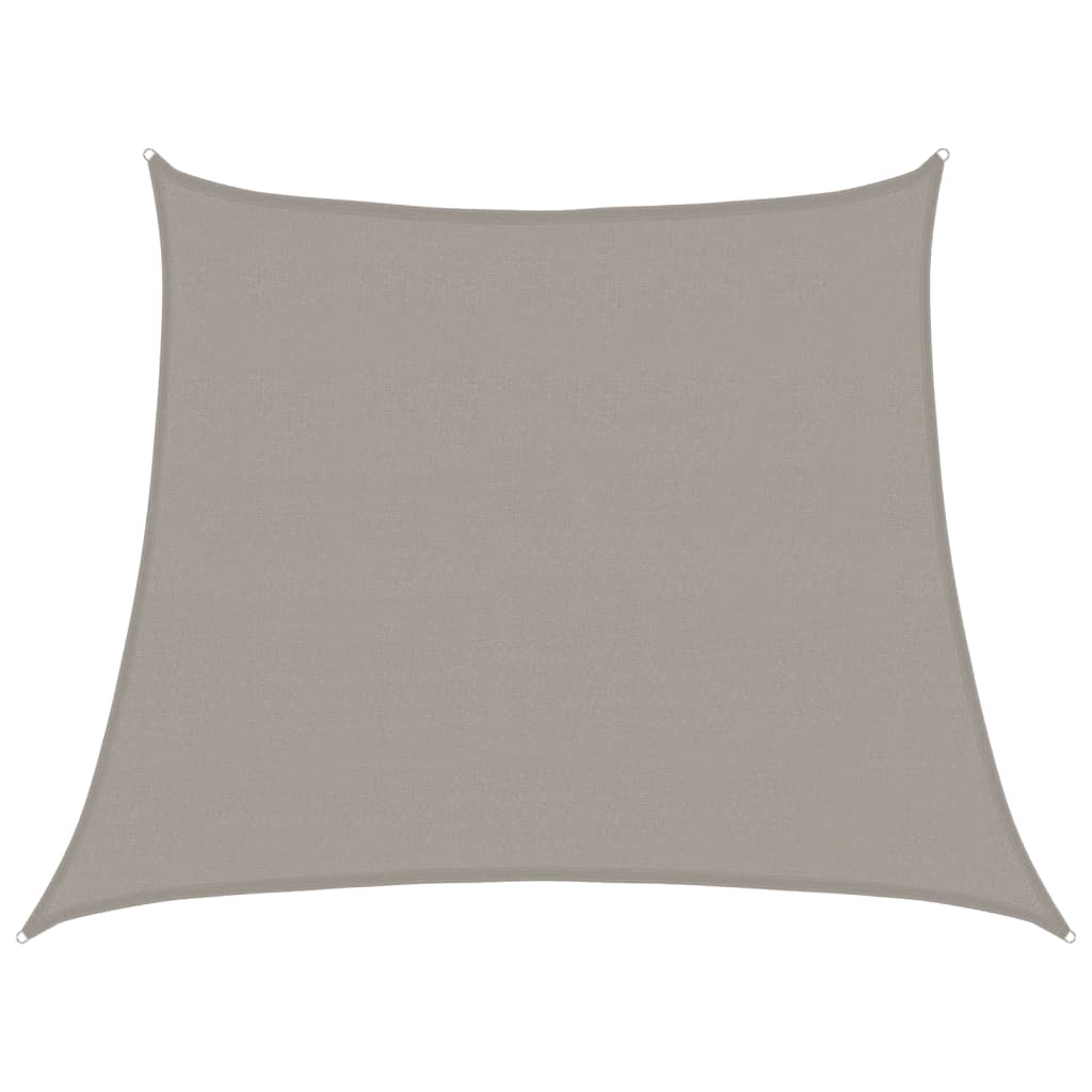 Vidaxl voile d'ombrage 160 g m² trapèze 3 4x3 m HDPE gris clair