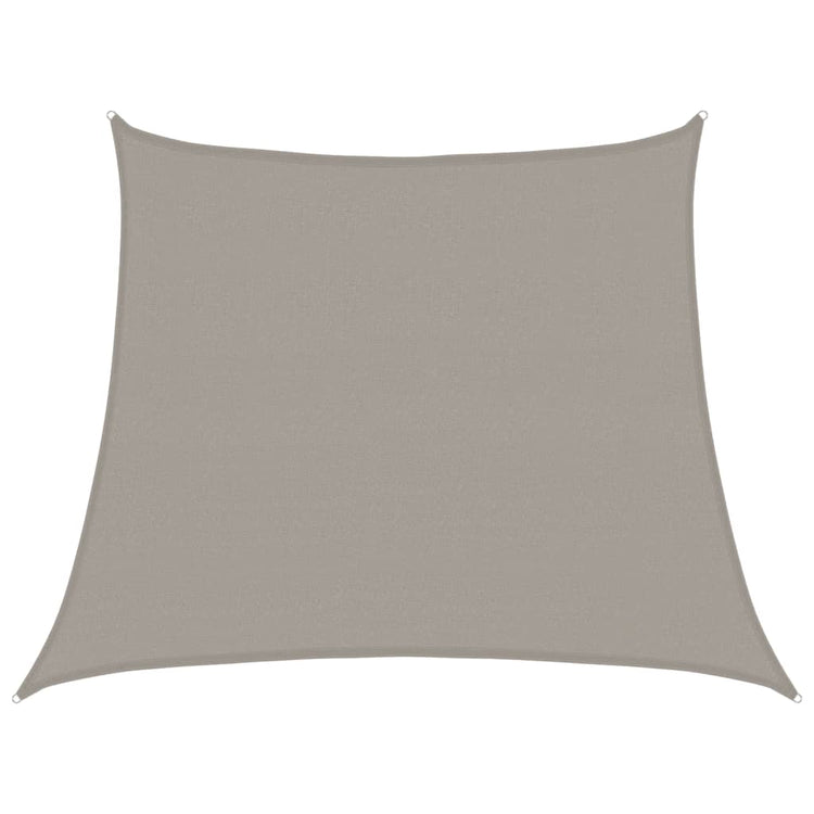 Vidaxl voile d'ombrage 160 g m² trapèze 3 4x3 m HDPE gris clair