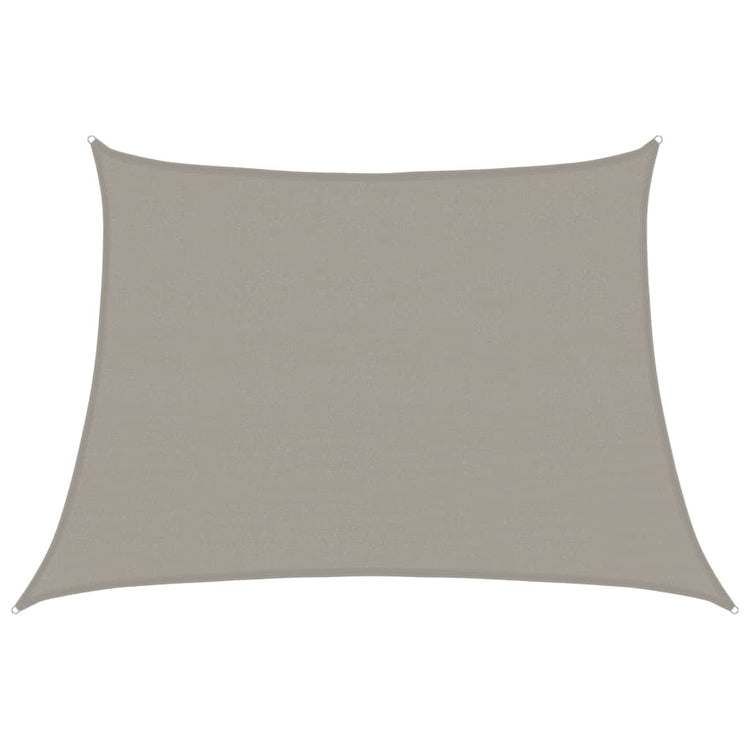 VidaXL voile d'ombrage trapèze 160 g m² 4 5x3 m HDPE gris clair