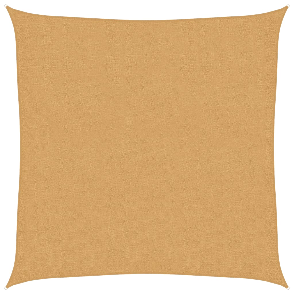 Vidaxl Zonnezeil 160 g m² carré 3x3 m de sable HDPE -Colored