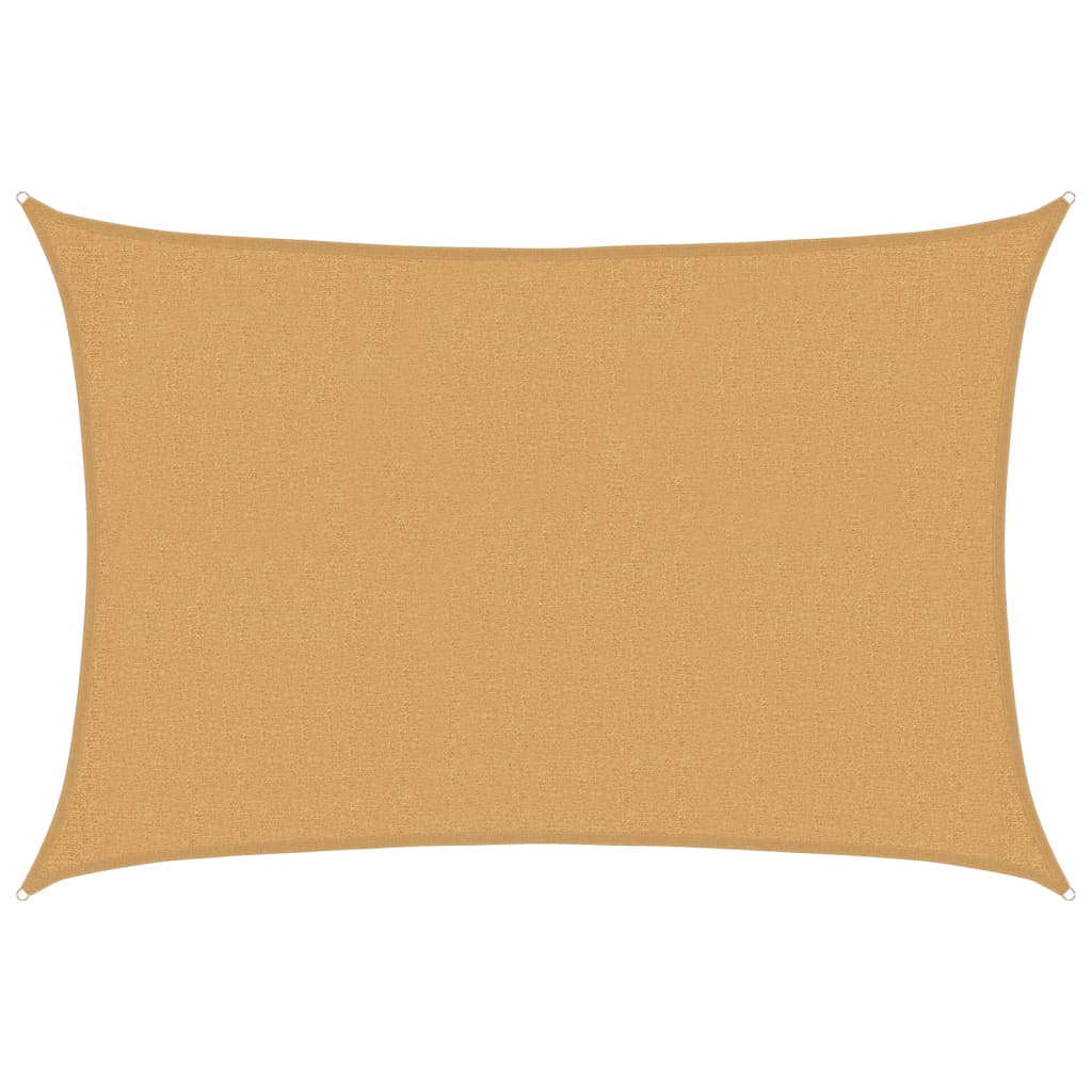 Vidaxl zonnezil 160 g m² rectangulaire 2x3 m de sable HDPE -Colored