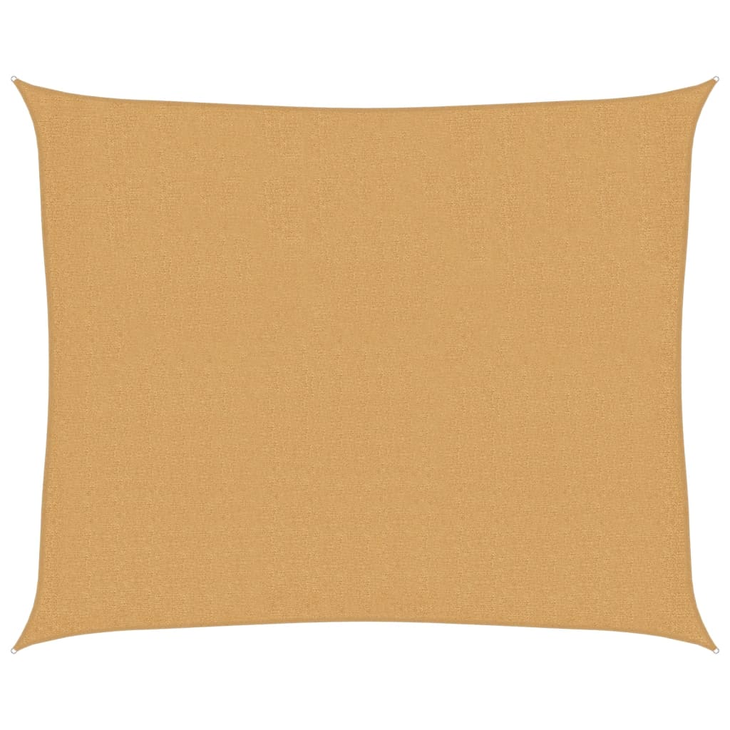 Vidaxl voile d'ombrage 160 g m² rectangulaire 2,5x3 m HDPE couleur sable