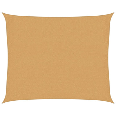 Vidaxl voile d'ombrage 160 g m² rectangulaire 2,5x3 m HDPE couleur sable