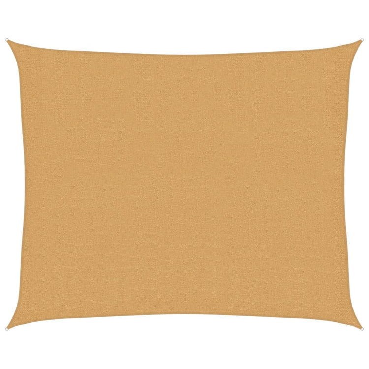 Vidaxl voile d'ombrage 160 g m² rectangulaire 2,5x3 m HDPE couleur sable