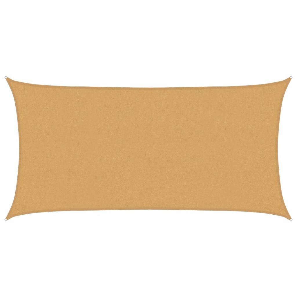 Vidaxl Zonnezeil 160 g m² rectangulaire 2,5x4,5 m de sable HDPE -Colored