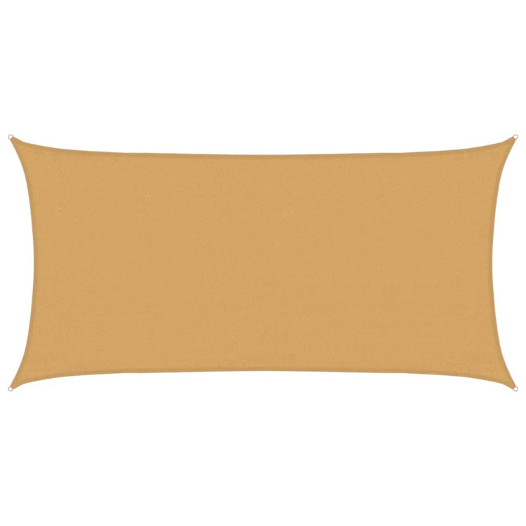 Vidaxl zonnezil 160 g m² rectangulaire 3x6 m de sable HDPE -Colore