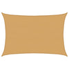 Vidaxl voile d'ombrage 160 g m² rectangulaire 5x6 m HDPE couleur sable