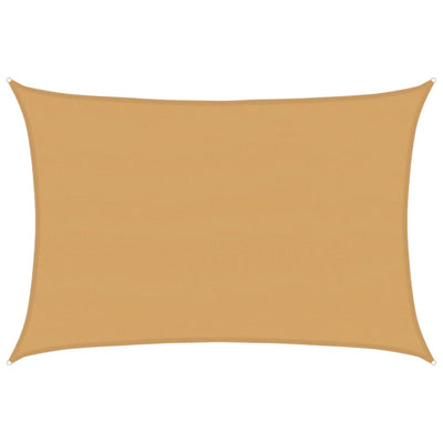 Vidaxl zonnezil 160 g m² rectangulaire rectangulaire 5x7 m de sable HDPE -Colored